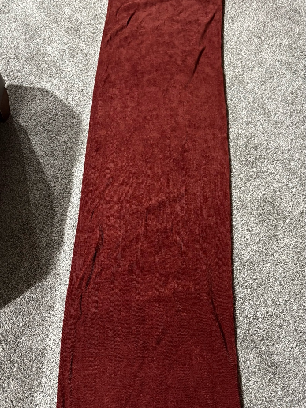 Pair of black out curtains- Burgundy